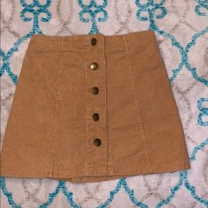 Brown miniskirt
